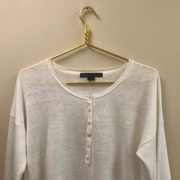 Scull Cashmere Tunic Button Down Sweater LARGE - Picture 8 of 16